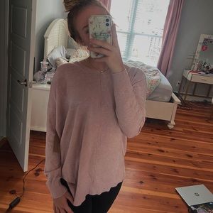 Oversized Pink Sweater